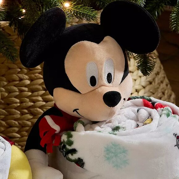 Mickey and Friends Blanket Buddy 2 pc Set PLUSH NWT - Picture 2 of 4